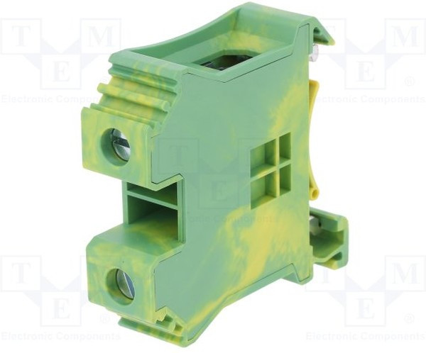 DC35-PE-01P-1C-00A(H), Соединитель: на рейку, DC, 1,5-35мм2, Кол-во полюс: 1, клеммы: 2 DC35-PE-01P-1C-00A(H), Соединитель: на рейку, DC, 1,5-35мм2, Кол-во полюс: 1, клеммы: 2