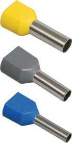 UTE10-D2-4-100, Наконечник штыревой НШвИ 2х1.5-8 коричневый НГИ2 (100шт )