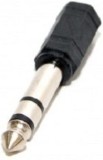 5bites AA-3F6M-04 Переходник 6.35 Jack/M - 3.5 Jack/F, стерео