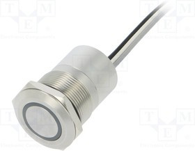 MC22MOSGR, Pushbutton Switches 22mm Norm Op SST Grn/Red LED