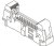 ELKA 4012 PG7 BLACK, Circular Connector, M12, Socket, Straight, Poles - 4, Screw Terminal, Cable Mount