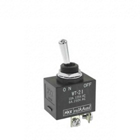 WT21T, Toggle Switches ON None OFF DPST Screw Lug Panel Mnt