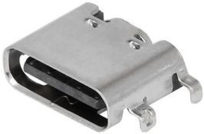 216990-0002, USB Connector, USB-C 2.0 Receptacle, Right Angle, 16 Poles