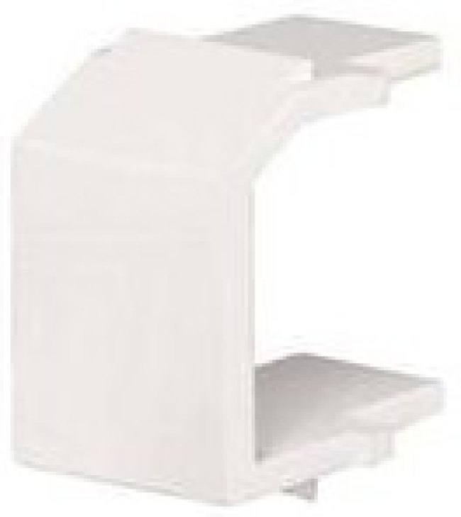 NKBMBL-X, Connector Accessories Blank Module Straight Acrylonitrile Butadiene Styrene Black