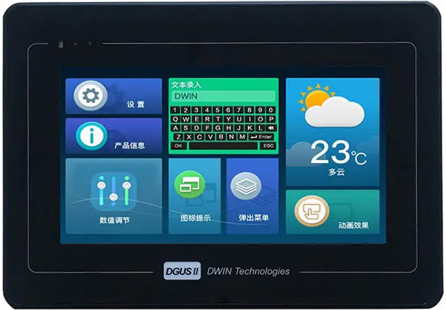 DMG80480T070_15WTR DWIN Дисплей HMI 7" 800*480