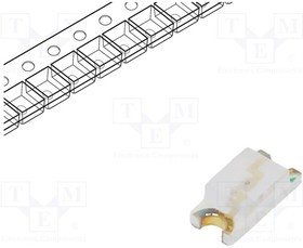 NTE30074, LED; SMD; 1206; red; 120?150mcd; 3.2x1.6mm; 130°; 2?2.2V; 20mA