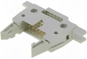 DS1012-10LMN2A8, Вилка, IDC, "папа", PIN: 10, с экстрактором, на шлейф, 1,27мм