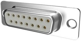 DE09P064TXLF, D-Sub Standard Connectors Solder bucket conn. 9 way Pin