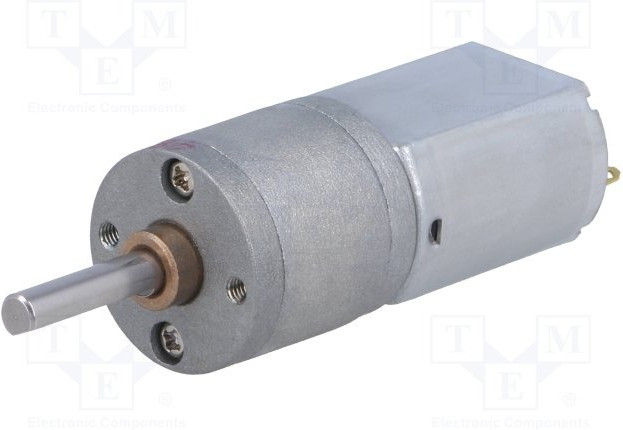 3497, Двигатель: DC, с редуктором, 12ВDC, 1,6А, Ось: D профиль, 488: 1