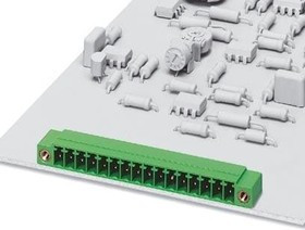 1848423, Pluggable Terminal Blocks 18 Pos 3.81mm pitch Through Hole Header