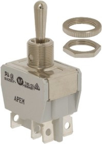 646H/2-5, Toggle Switch, Panel Mount, On-On, DPDT, Solder Terminal