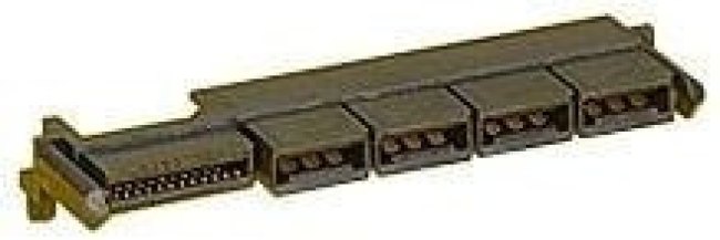 45984-4123, Power to the Board LPH Rcpt Assy RtAn 0 04 Pwr 16 Sig Short