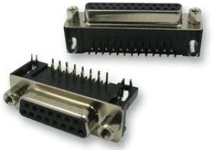618025231321, Разъем D Sub, DB25, Standard, Гнездо, Серия R/A PCB Mount D Sub, 25 контакт(-ов), DB, Пайка