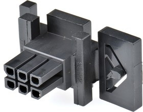 44133-0600, Micro-Fit BMI Female Connector Housing, 3mm Pitch, 6 Way, 2 Row