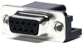 L17SM209S814T, D-Sub Standard Connectors 9P SMT Socket Rear Insert 4-40