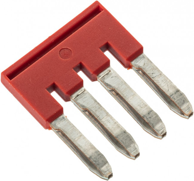 Перемычка вставная для клемм на 2.5 кв.мм 4-х полюсная (уп.100шт) DKC SBF-4-5