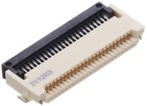 XF3M-2415-1B-R100, FFC &amp; FPC Connectors SKT 24 POS 0.5mm Solder RA SMD