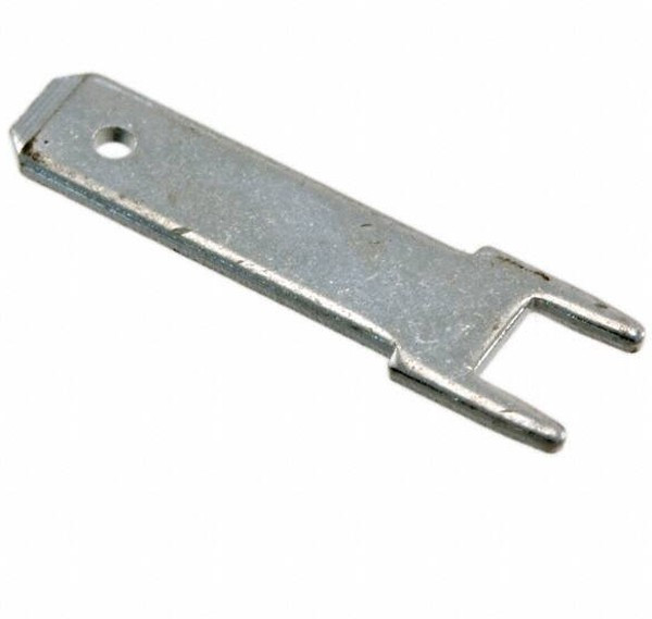 KEYS1216, Наконечник: плоский, 4,8мм, 0,8мм, "папа", THT, латунь, луженые