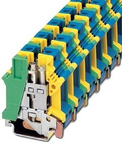 3006179, DIN Rail Terminal Blocks UK 16 N-PE/N
