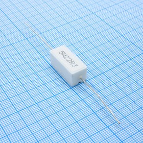 SQP50022RJBP, (SQP 5W 22 5%), Резистор керамический цементный аксиальный (SQP) 5Вт 22Ом +5%