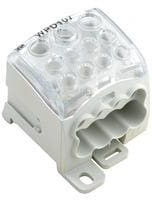 WPD 107 1X95/2X35+8X25 GY, Проходная клемма