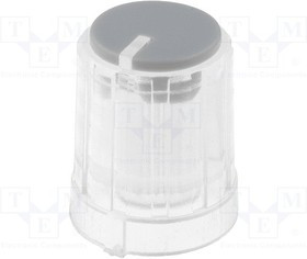 GTP6M-13X16-S, Ручка, миниатюрный,с указателем, пластик, dоси: 6мм, d13,3x16,5мм