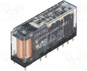 G7SA4A2BDC24BYOMZ, PCB Safety Relay G7SA, 4NO + 2NC, 24V, 1.15kOhm, 6A