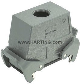 19300160736, Han B Heavy Duty Power Connector Hood, M25 Thread 19300160736, Han B Heavy Duty Power Connector Hood, M25 Thread
