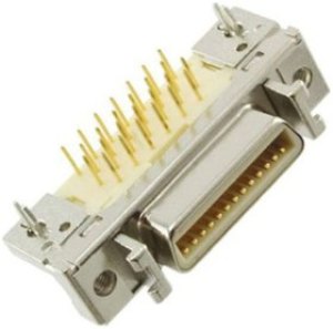 N10220-52B2PC, D-Sub Micro-D Connectors 20P R/A SHLD RECEPT BOARDMNT M2.5 THREAD
