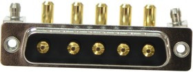 684M5W5103L461, Комбинированный разъем D Sub, Power-D 684M Series, DB-5W5, Штекер, 5 контакт(-ов), 5 Силовых 684M5W5103L461, Комбинированный разъем D Sub, Power-D 684M Series, DB-5W5, Штекер, 5 контакт(-ов), 5 Силовых