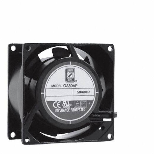 OA80AP-11/22-1WB, AXIAL FAN, BALL, 31CFM, 29DB, 12W, 230V