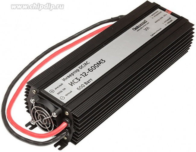 Инвертор ИС3-12-600М3 преобразователь напряжения DC/AC 12/220В 600Вт Инвертор ИС3-12-600М3 преобразователь напряжения DC/AC 12/220В 600Вт