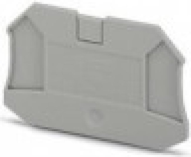 Крышка концевая D-UT 2,5/4-QUATTRO /2,2mm, для винтовых клемм UT 2,5..4-QUATTRO, серая