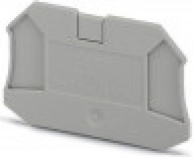 Крышка концевая D-UT 2,5/4-QUATTRO /2,2mm, для винтовых клемм UT 2,5..4-QUATTRO, серая