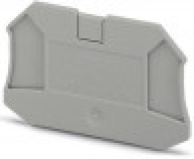Крышка концевая D-UT 2,5/4-QUATTRO /2,2mm, для винтовых клемм UT 2,5..4-QUATTRO, серая