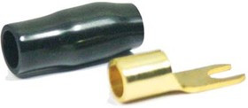 Клемма"U", 4,3мм, 12,0мм2, покрытие Au, черный