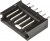 280372-1, Conn Wire to Board HDR 6 POS 2.54mm Solder ST Thru-Hole Box/Carton