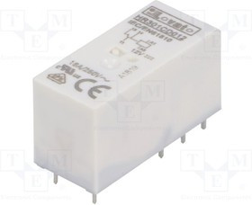 HR301CD012, Реле: электромагнитное, SPDT, Uобмотки: 12ВDC, 16A/250ВAC, 16А