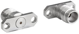 RF240A2JEGA, Male/Female Flange Mount Circular Coaxial Connector, Jack Screw Termination, Straight Body RF240A2JEGA, Male/Female Flange Mount Circular Coaxial Connector, Jack Screw Termination, Straight Body
