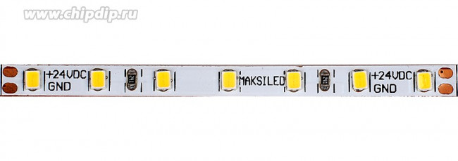 ML-R140-2216-CW-S, Светодиодная лента, холодный белый, 24В, 140д/м, 6Вт/м, IP20, 580лм/м, 6500K, 3.5мм, 1м MAKSILED