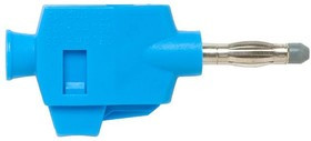 73090-6, Test Plugs &amp; Test Jacks QUICK CONNECT 4mm STRAIGHT LINE-BLU
