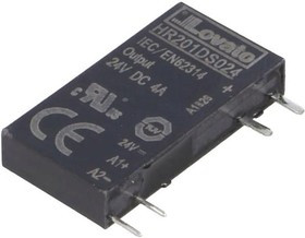HR201DS024, Реле: полупроводниковое, Uупр: 24ВDC, 4А, 3-28ВDC, панелька HR201DS024, Реле: полупроводниковое, Uупр: 24ВDC, 4А, 3-28ВDC, панелька