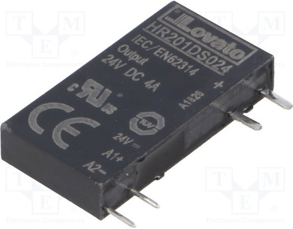 HR201DS024, Реле: полупроводниковое, Uупр: 24ВDC, 4А, 3-28ВDC, панелька HR201DS024, Реле: полупроводниковое, Uупр: 24ВDC, 4А, 3-28ВDC, панелька