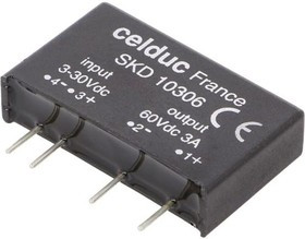 SKD10306, Твердотельное реле, 3 А, 60 В DC, На Печатную Плату, Сквозное Отверстие
