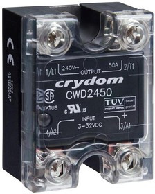 CWD2425H, Solid State Relays - Industrial Mount SOLID STATE RELAY 24-280 VAC