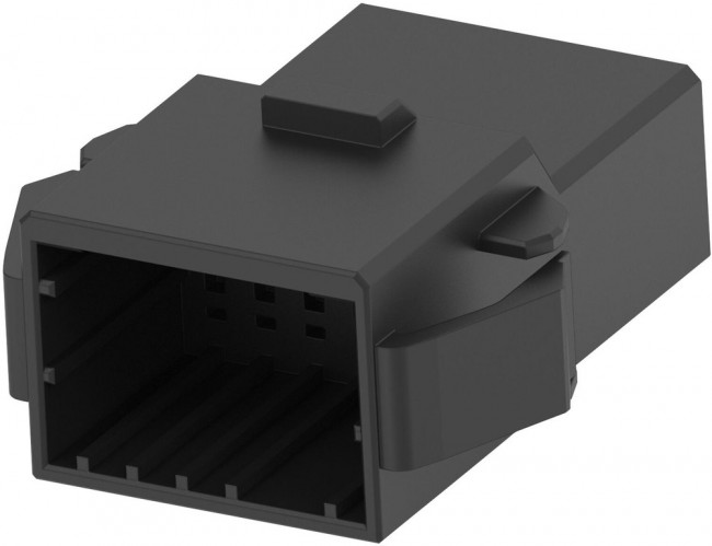 2-1318114-6, Headers &amp; Wire Housings D2100 TAB 12P P/M Y