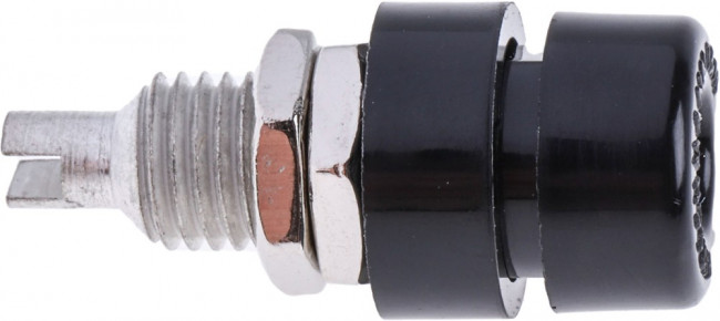 930166100, Black Female Banana Socket, 4 mm Connector, Solder Termination, 32A, 30 V ac, 60V dc, Tin 930166100, Black Female Banana Socket, 4 mm Connector, Solder Termination, 32A, 30 V ac, 60V dc, Tin