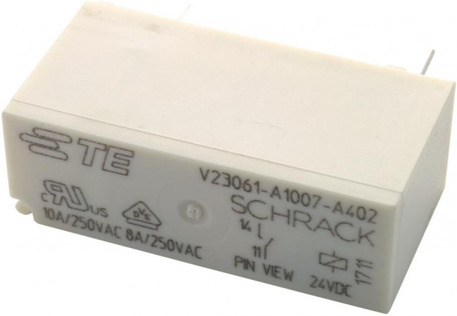 V23061A1005A502, Реле электромагнитное, SPST-NO, Uобмотки 12ВDC, 8A/240ВAC, 8А