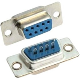 DB-9F, гнездо D-SUB 9 pin пайка на кабель (100-09SCBNS)