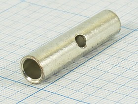 Гильза соединительная d7,1, 25.0S Cu луженая, обжимная; №9729 клемма гн+гн d7,1\\25,0S Cu луж\обж\\